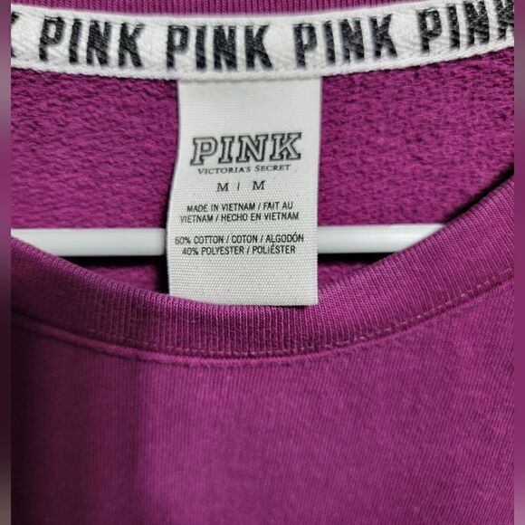 Victoria's Secret PINK Sweatshirt SZ M #133 - Picture 3 of 3